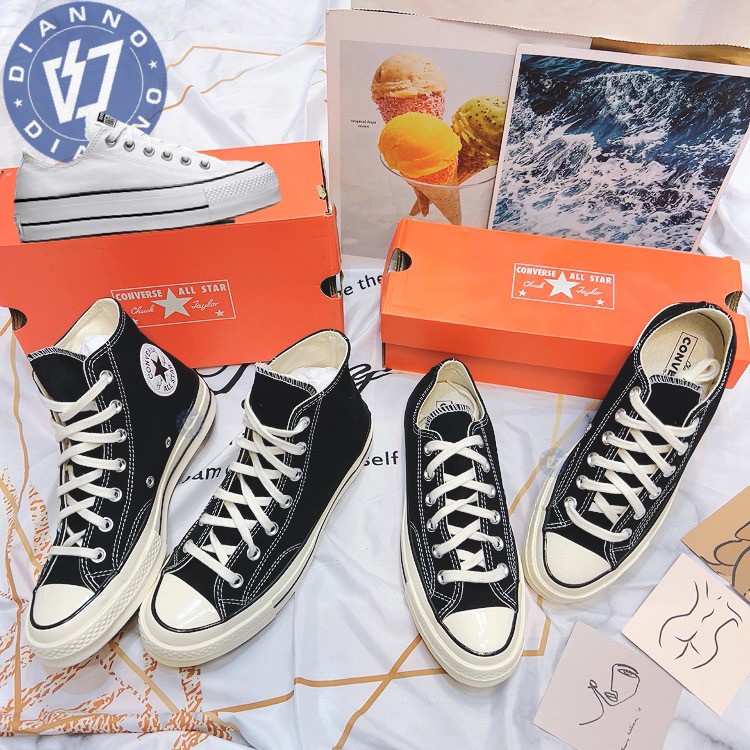 免運帝安諾-實體店面 CONVERSE ALL STAR 1970 奶油底 黑色 帆布鞋 162058C 162050C