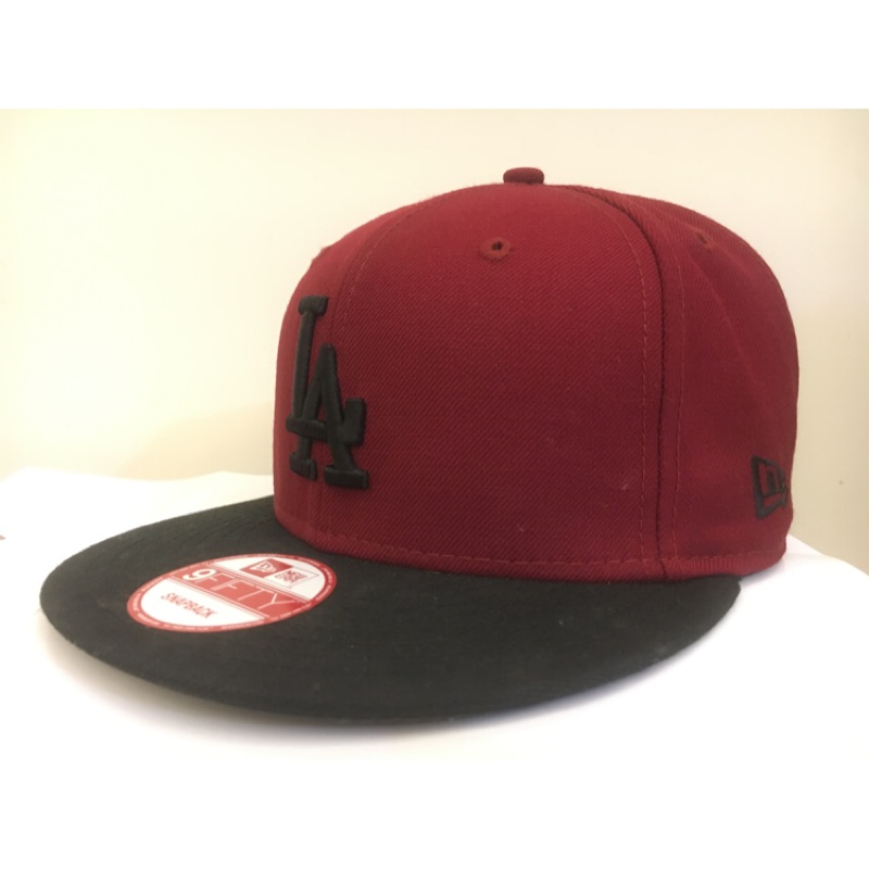 正版(MLB棒球帽) LA 洛杉磯 道奇隊 9FIFTY 二手優質平沿帽 男女皆可帶 付防塵帽盒