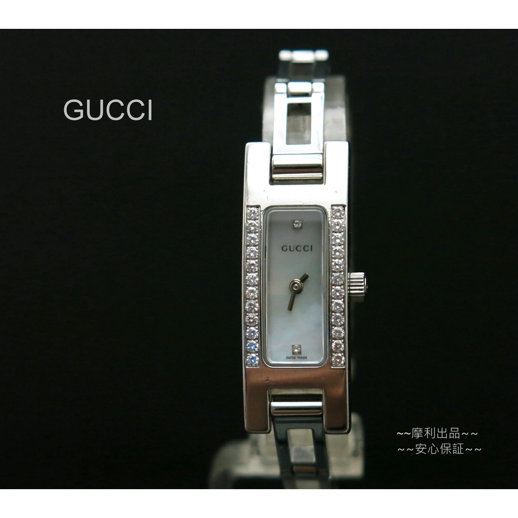 【摩利精品】GUCCI 3900L鑽石女錶 *真品* 低價特賣