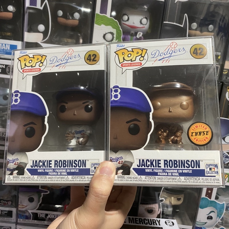 [李大]正版現貨 Funko POP MLB 布魯克林道奇 羅賓森 Chase Jackie Robinson #42