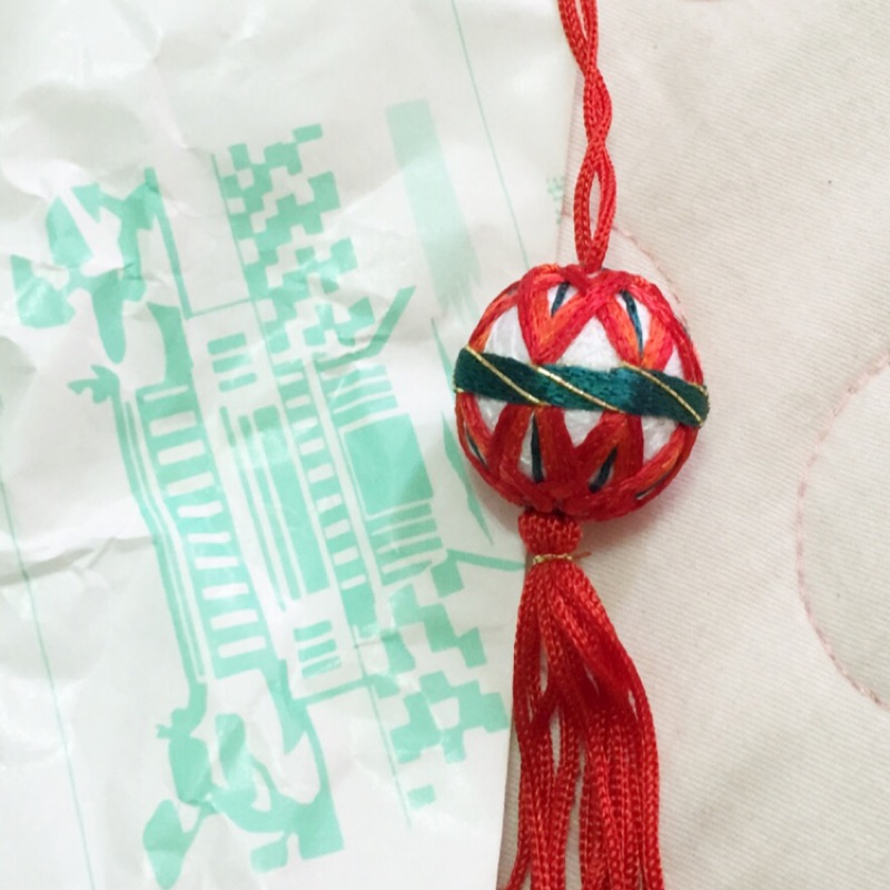 日本 傳統 神社祈福 彩球 吊飾 彩鈴球