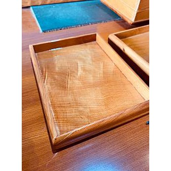 A1835 [家之家二手家具] 全新台灣檜木四方盤  置物盤 零食盤 方盤 檜木盤