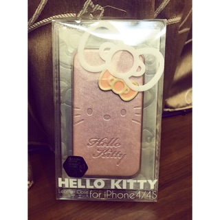 iPhone 4/4S 三麗鷗Hello Kitty 粉嫩紅掀蓋保護殼