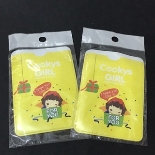 小女孩黃色卡套 卡片收納套 保護套