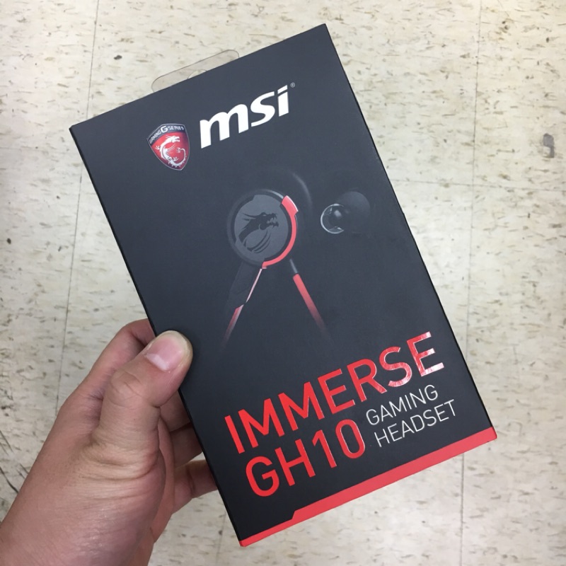 售全新 msi 微星 電競耳機 MSI IMMERSE GH10