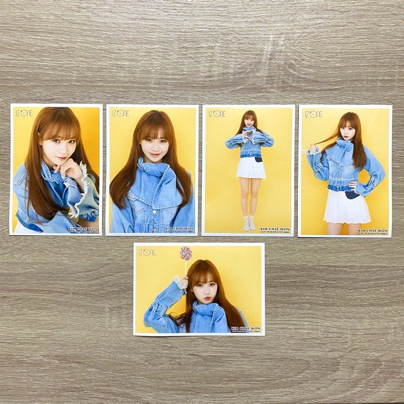 Iz One Izone 采源日一單日本單曲黃底生寫真 蝦皮購物