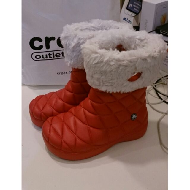 Crocs 防雪雨靴