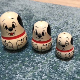 已拆，僅收藏101忠狗俄羅斯娃娃公仔 / 🉑️當胡椒ㄍ