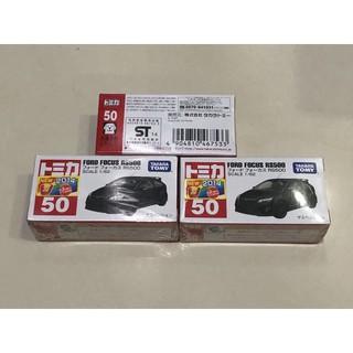 現貨絕品TOMICA 50多美小車 Ford Focus RS. (有車貼）