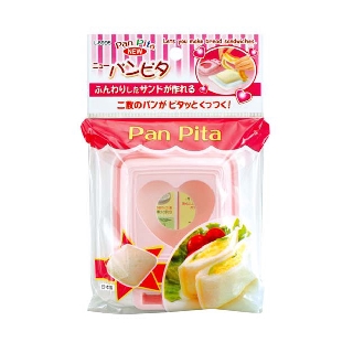 【日本製】【吐司模-口袋型 】愛心口袋三明治模具 /吐司壓模/ 心形土司模/ 麵包模具/壓邊模/切邊模
