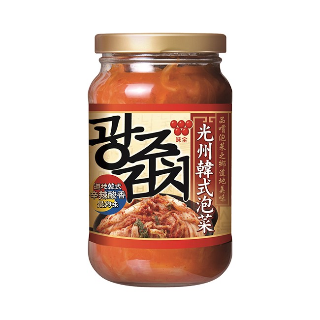 味全光州韓式泡菜350g 瓶 大潤發 蝦皮購物