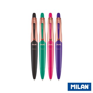 【MILAN】CAPSULE Copper原子筆(藍)嚴選德國油墨筆芯1.0mm(筆桿4色可選)