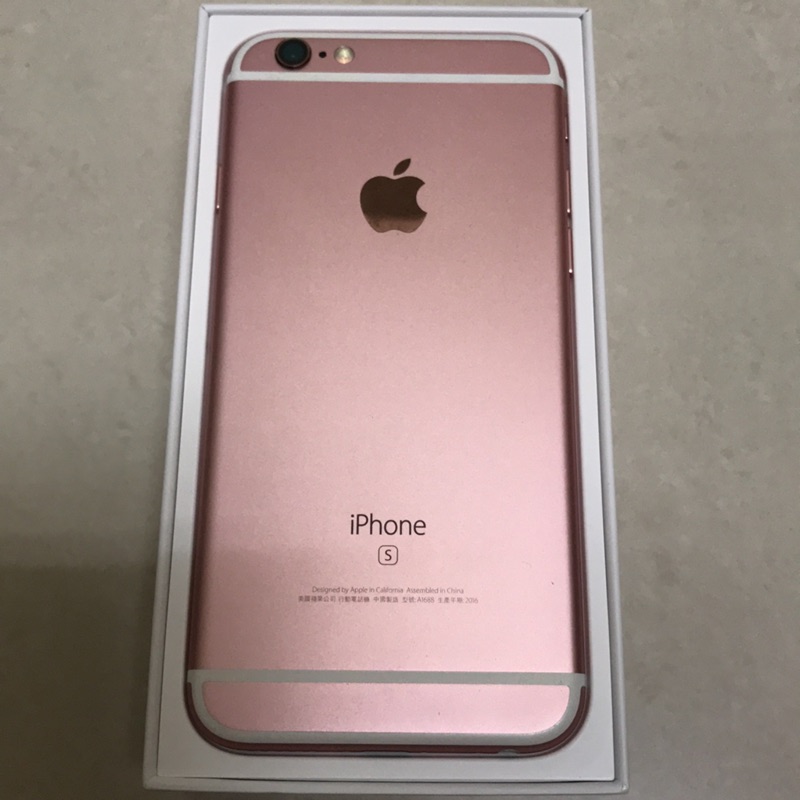 二手 iPhone 6s 玫瑰金 16g (螢幕裂一痕）