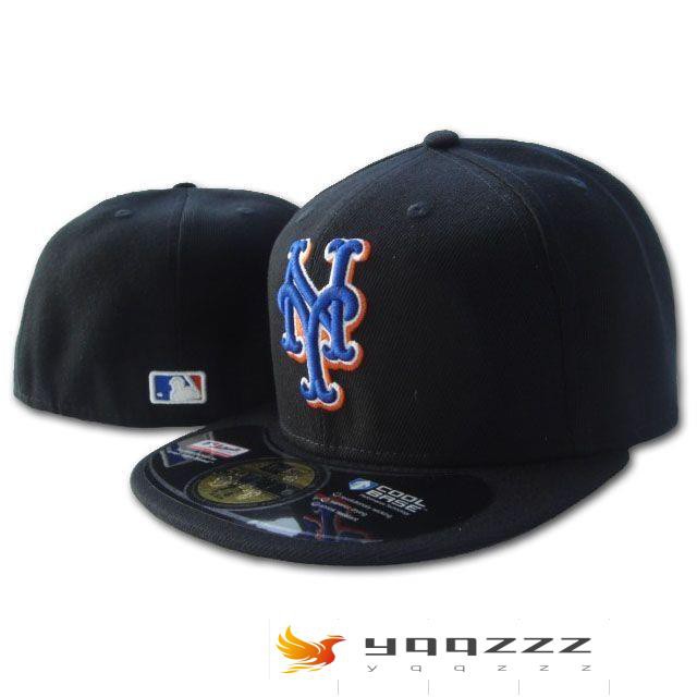 全封閉大號板帽NBA 科比 帽子 詹姆斯不可調節棒球帽New York Mets 紐約大都會