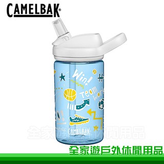 【全家遊戶外】CAMELBAK 400ml eddy+兒童吸管運動水瓶/塗鴉遊戲/運動水壺/CB2282403040