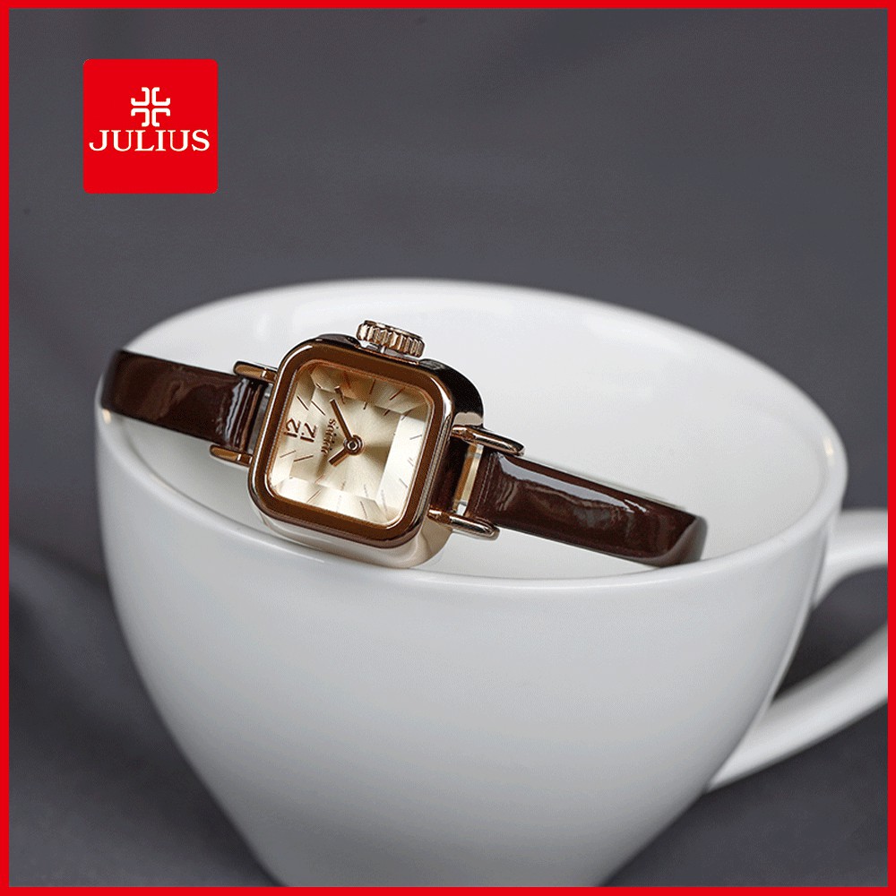 Julius/JULIUS 手錶女士韓版正品無秒針小糖石英帶防水學生女表 JA-496