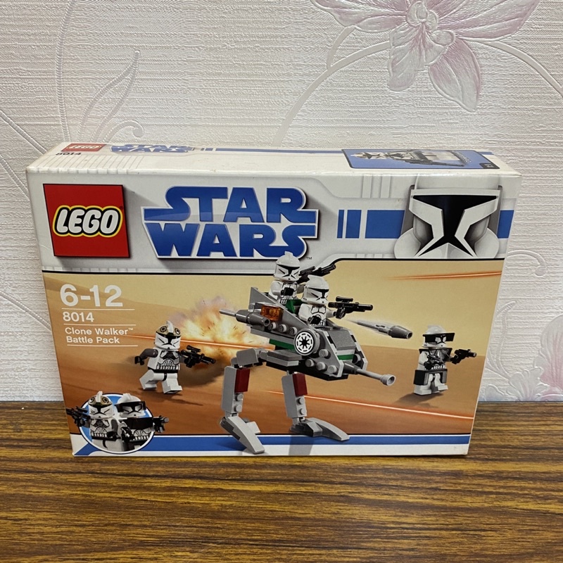 「翻滾樂高」LEGO 8014 星際大戰 Clone Walker Battle Pack 全新未拆