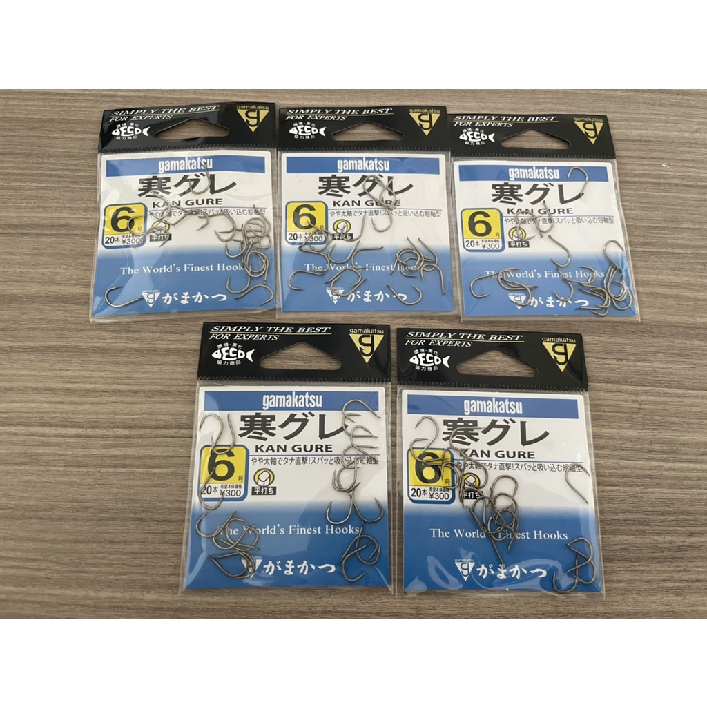 🔥【台南平昇釣具】🔥 GAMAKATSU 寒グレ 哭累 (茶) 黑白毛鉤 磯釣魚鉤 寒哭累鈎 全新品 G66701