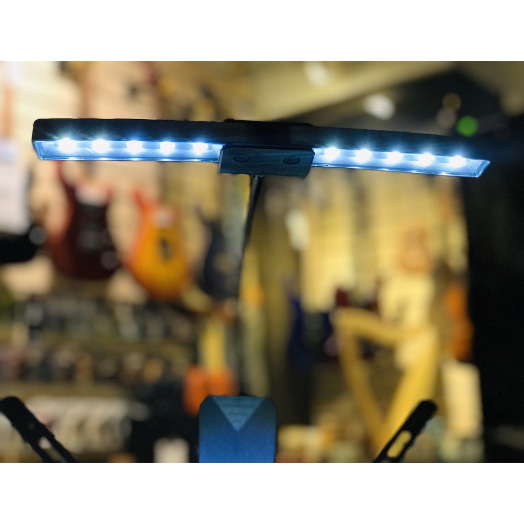 【老羊樂器店】開發票 譜燈 譜架燈 桌燈 雙頭燈 LED USB 夾式  可彎曲 可調角度 2段亮度 大面積照明 樂譜燈