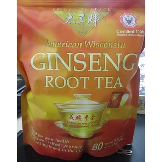 (現貨 costco購 ) 太子牌 威斯康辛州花旗參茶 單包1.8公克 美國花旗參 獨立茶包(效期2029/08/02)