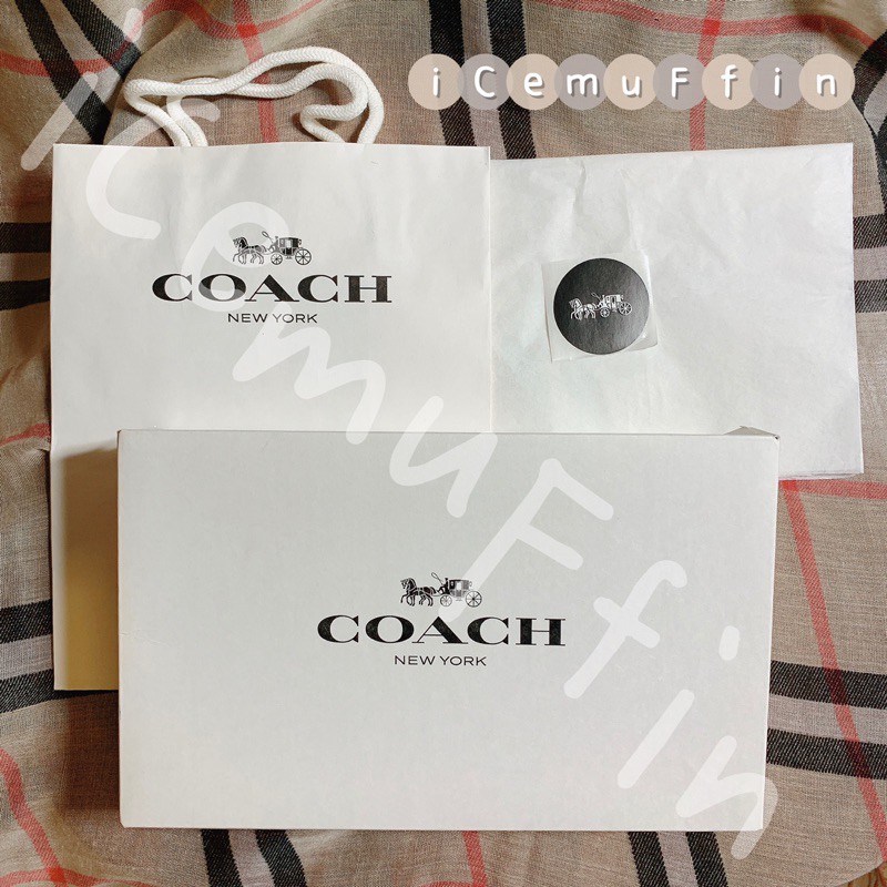 COACH原廠紙盒、紙袋®️（限賣場coach商品加購）