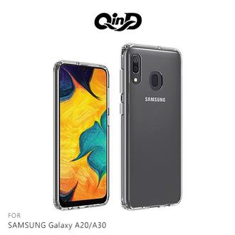 QinD SAMSUNG Galaxy A20/A30 雙料保護套