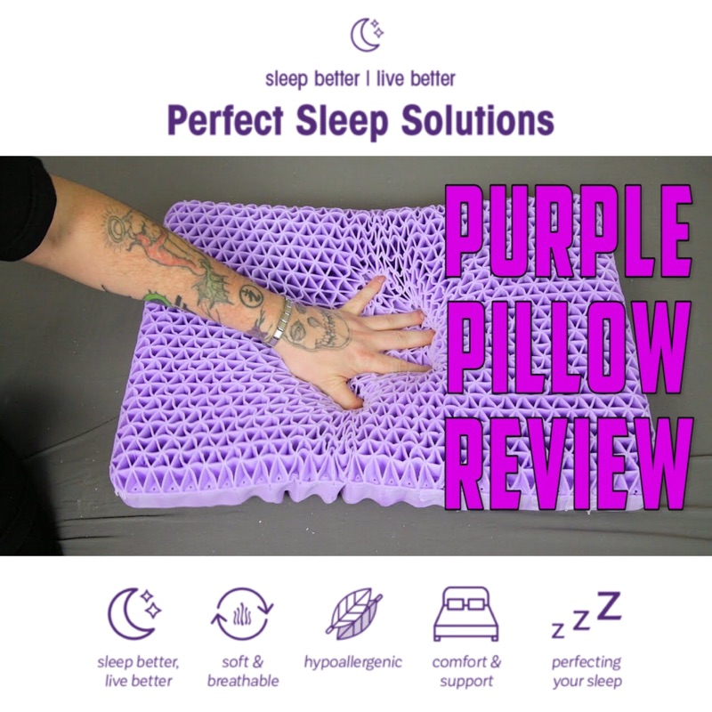 最新黑科技🔥極度水感釋壓枕 可水洗 Purple Pillow同款枕頭 透氣枕 TEMPUR 記憶棉枕 羽毛枕 未來枕