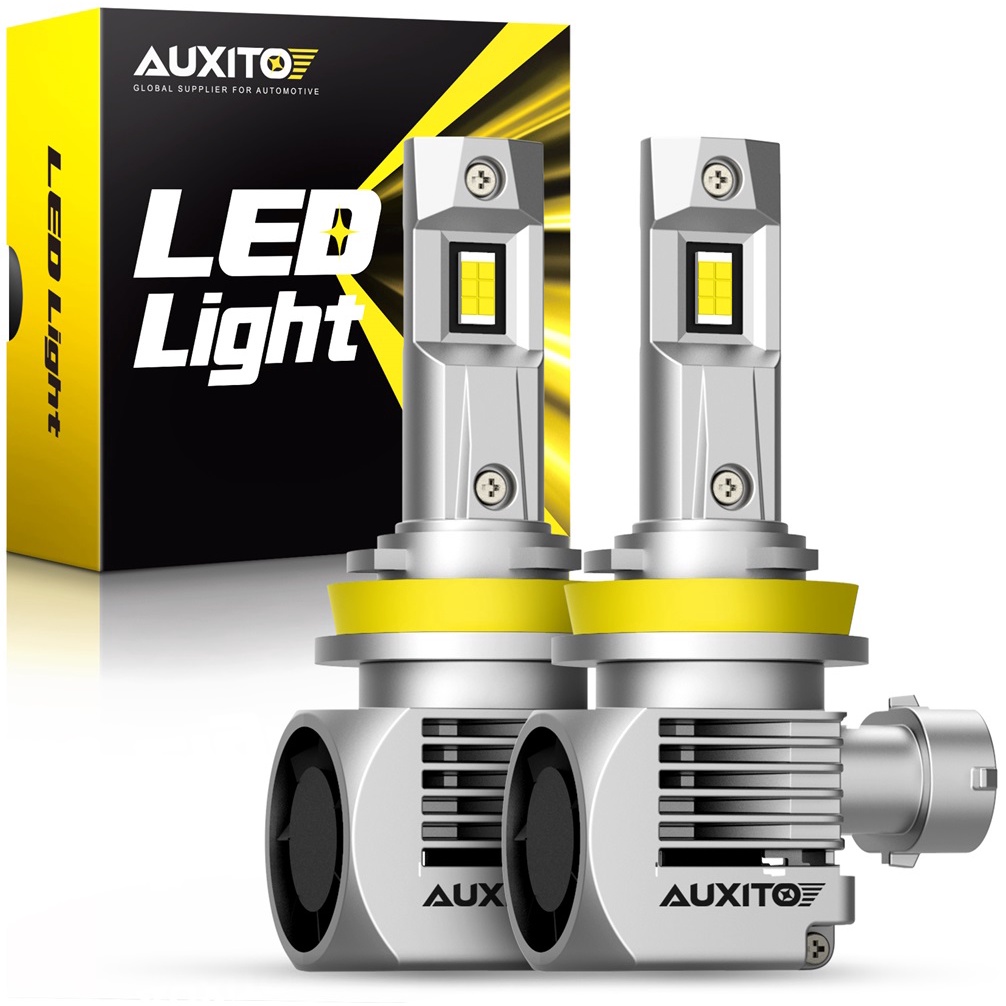 Auxito 2PCS 100W 20000LM 超亮 H11H8 H9 LED 汽車頭燈汽車頭燈燈泡 6000K 白色