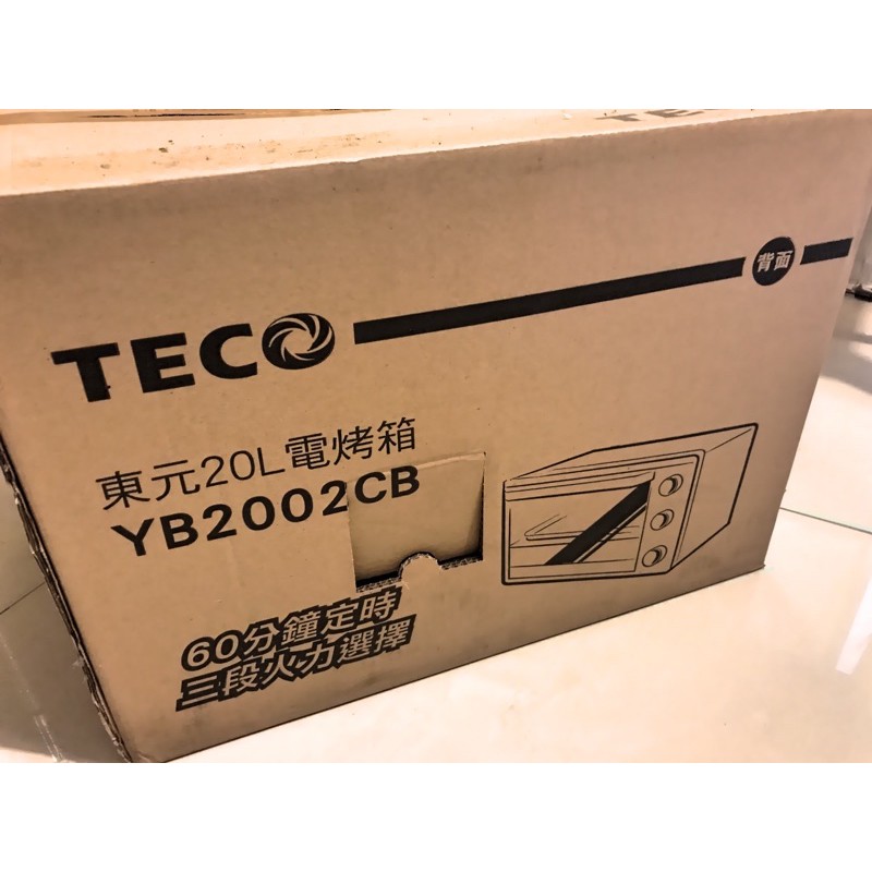 TECO東元20L電烤箱YB2002CB 免運