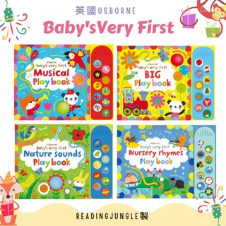 英國Usborne統感 硬頁音效書Baby's Very First Big Playbook