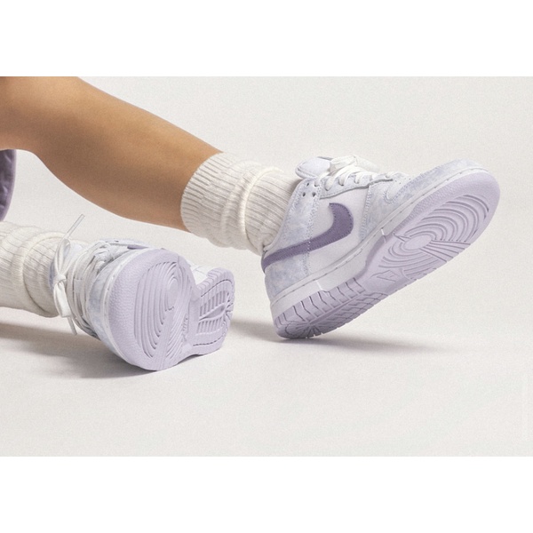 - L.L - Nike Dunk Low 白紫 全白 扎染 渲染 休閒 慢跑鞋 女鞋 DM9467-500