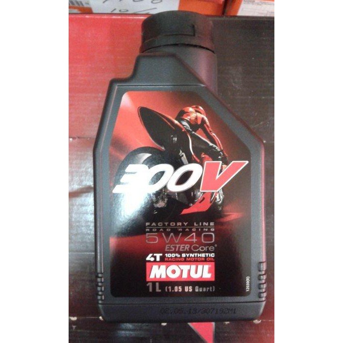 4罐1720元自取價  法國製 魔特 MOTUL 300V 4T 5W40  雙酯類