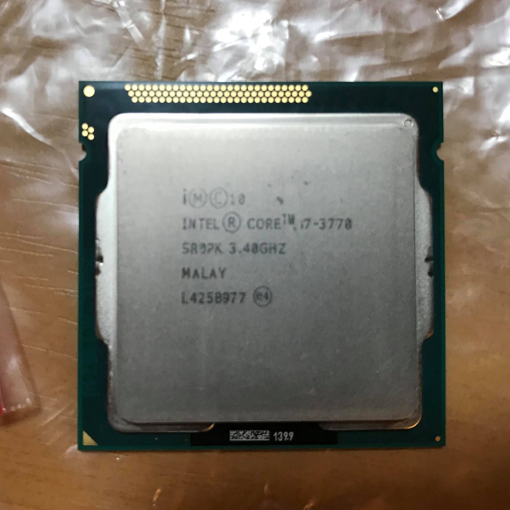 intel i7-3770 CPU 4核8緒 1155腳位 Ivy bridge二手良品