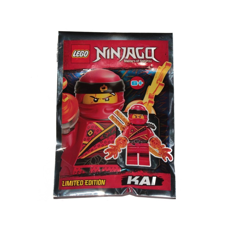 《LEGO 樂高》【Polybag-旋風忍者系列】紅忍者 赤地 Kai 人偶包 891842