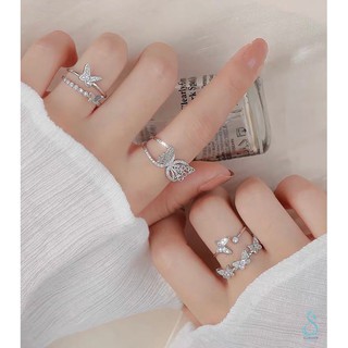 SUMMER 銀飾💫［925純銀］多款優雅蝴蝶🦋造型戒 純銀戒指 純銀飾品