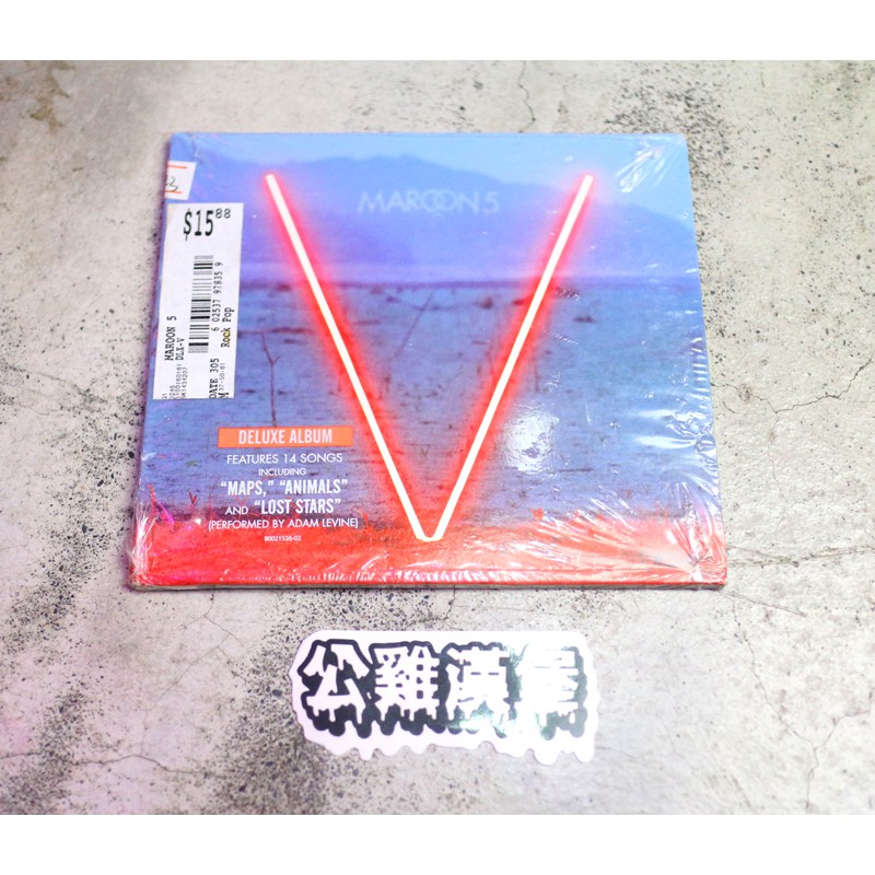 「Maroon 5 V 魔力紅 二手 CD 唱片 專輯 @公雞漢堡」