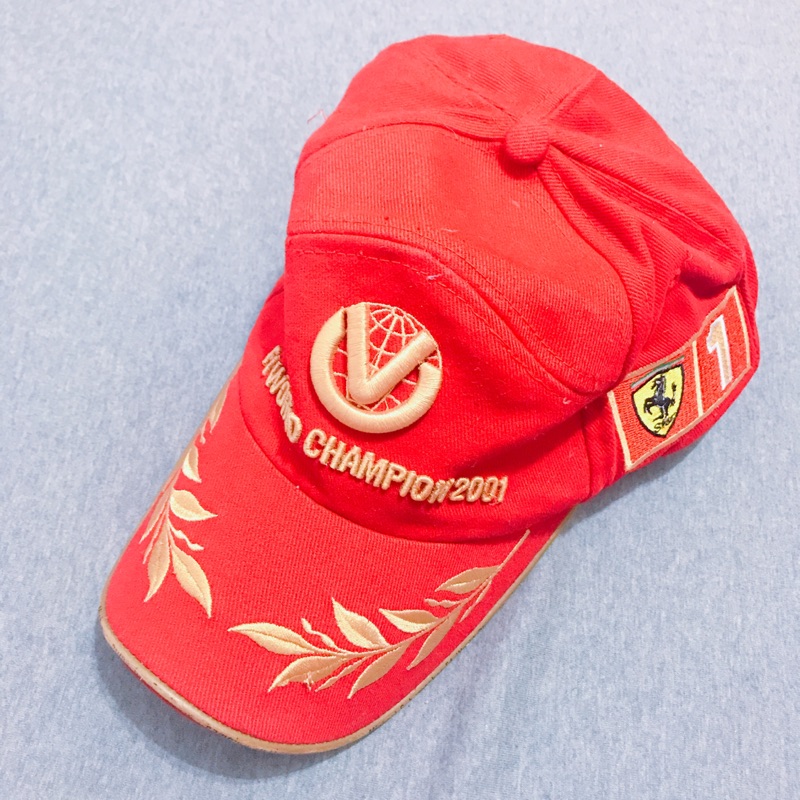 Ferrari F1 world champion 2001 限量款帽子