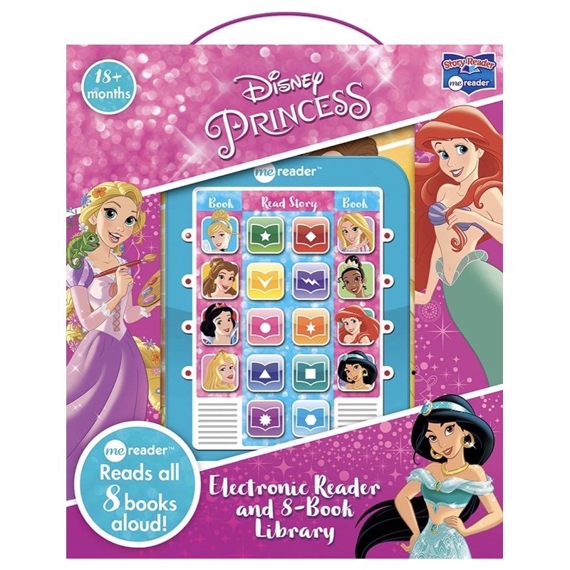 《現貨》迪士尼公主系列閱讀器有聲書套組-Disney Princess Me Reader