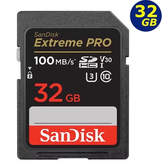 SanDisk 32G SD【100MB/s Extreme Pro】SDHC 4K U3 A2 V30 相機記憶卡