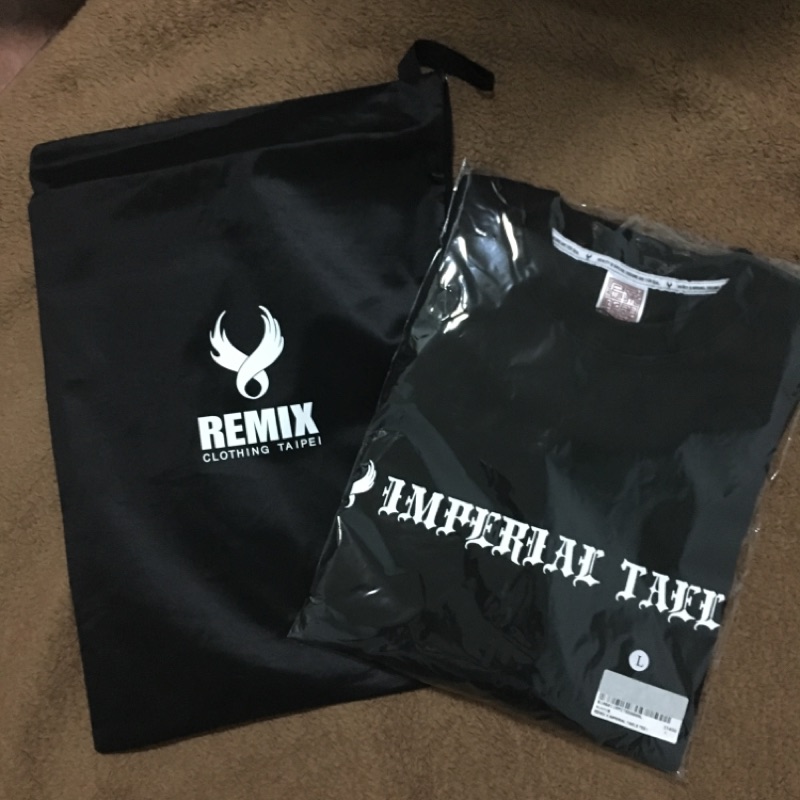 Remix x 金銀帝國 聯名款 短T T恤 黑色 L號 全新 正貨 僅一件
