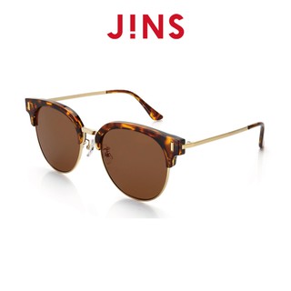 【JINS】 經典框型輕量墨鏡(特AURF17S865)木紋淺棕
