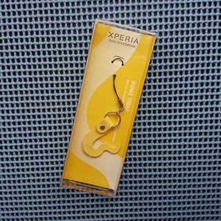SONY XPERIA make.believe SNAKE STRAP蛇年造型手機吊飾(萊姆黃)