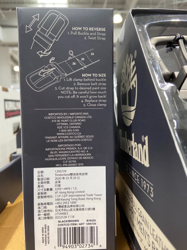 timberland belt costco