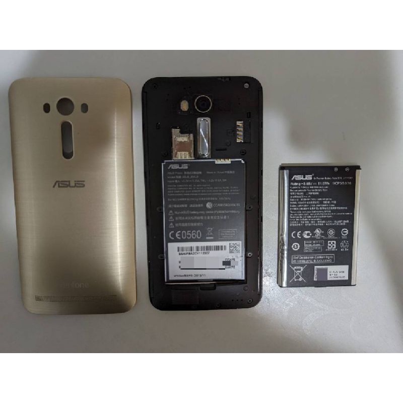 ASUS 華碩Z00LD ZenFone 2 Laser (ZE550KL) 2G/16G 金色 二手機 福利機 備用機