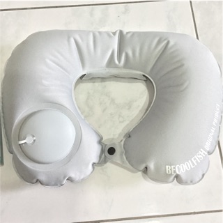 U型枕 充氣枕 護頸枕 （灰色）