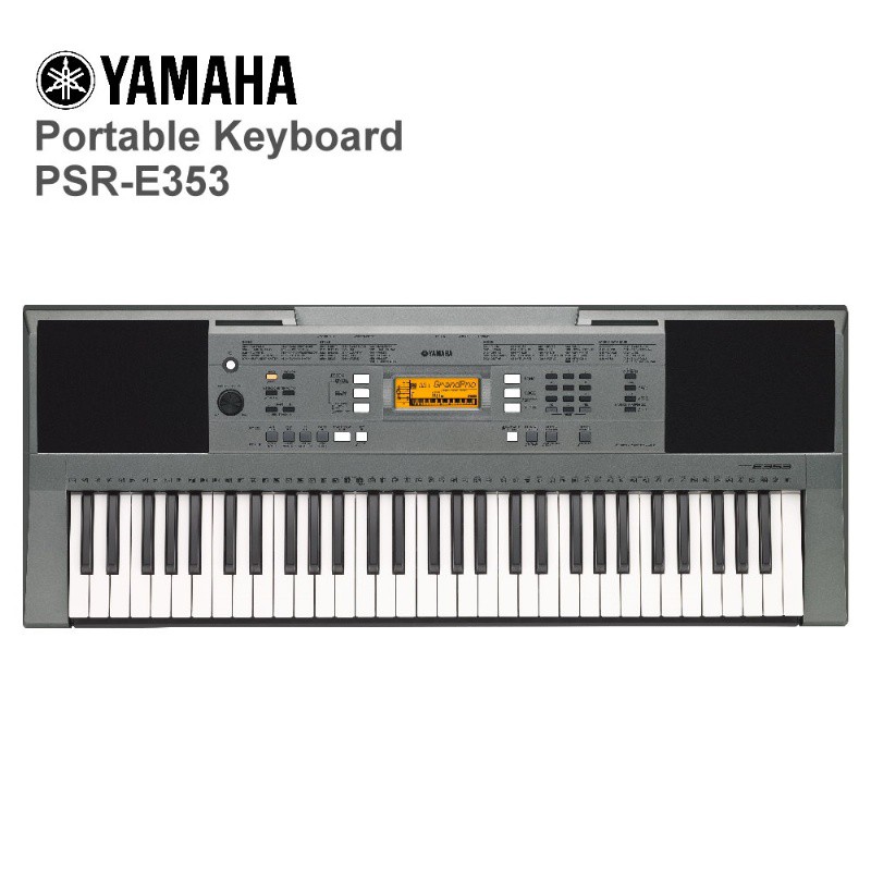 【小木馬樂器】Yamaha PSR-E353 手提電子琴 電子琴 61鍵 自動伴奏風格控制 主控EQ