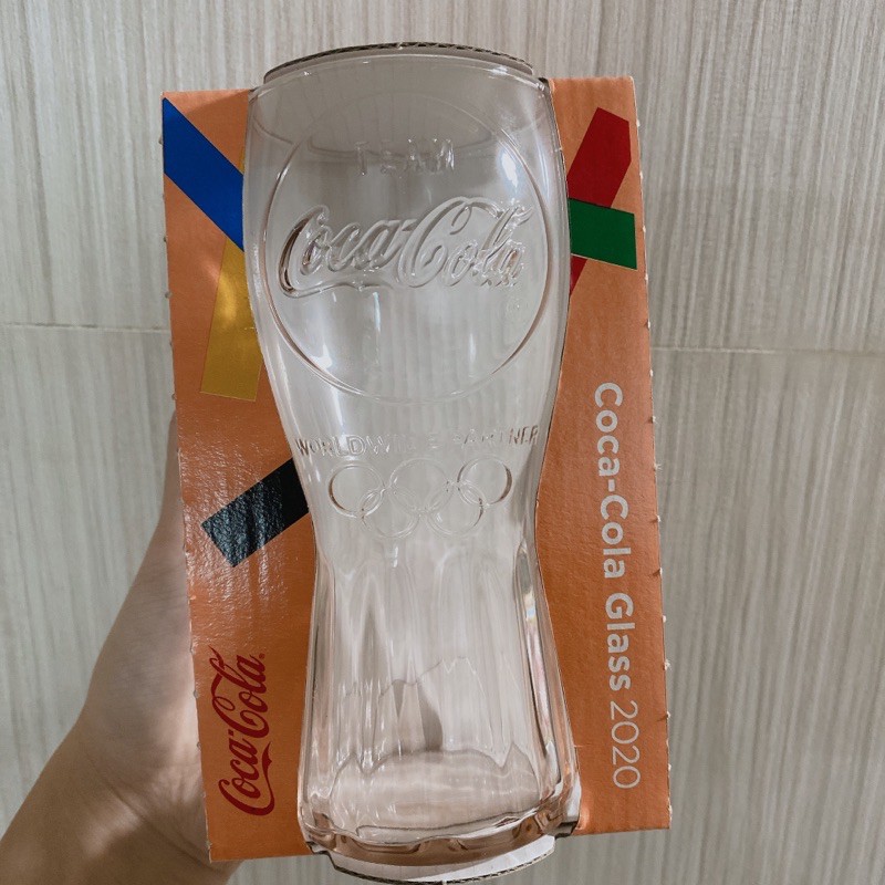 《歡迎面交》2020 2021 奧運曲線杯 可口可樂曲線杯 粉色 透明杯子 喝水杯