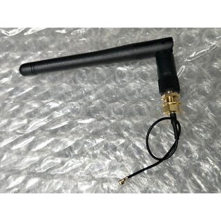 SMA 天線 2.4G 全向 Wifi天線 配套SMA轉IPEX轉接線 網絡卡模組專用天線 含3dB公頭天線 線長10cm