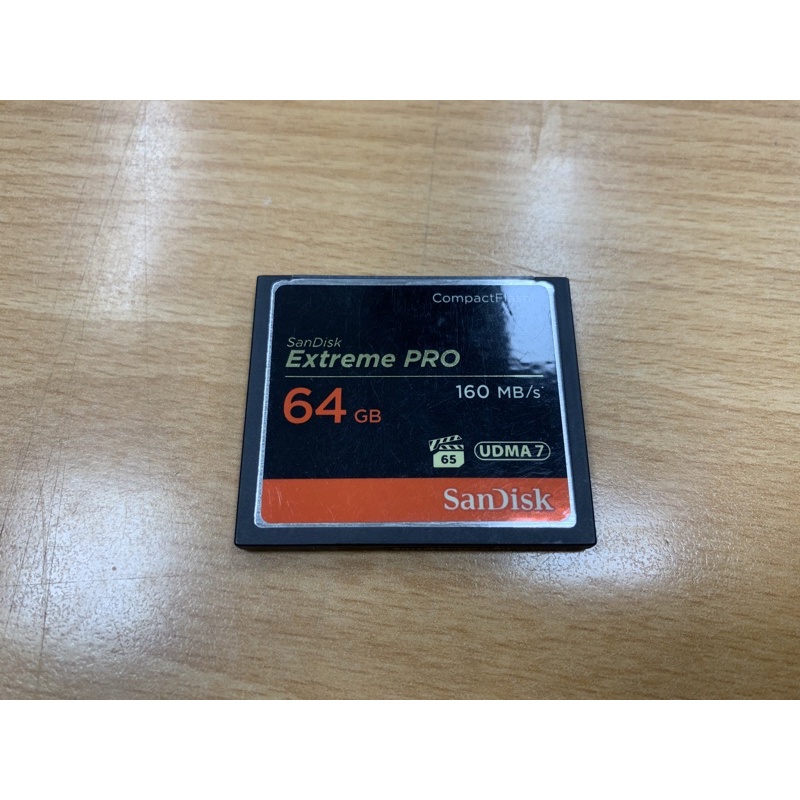 Sandisk Cf記憶卡 64gb（二手）