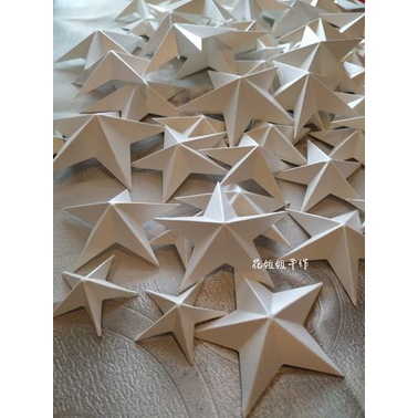 ❊花姐姐手作❊ 3D立體 星星吊飾紙雕 星星吊飾 / 聖誕樹 / 紙製品 / 派對佈置 / 教室佈置 / 手作紙雕